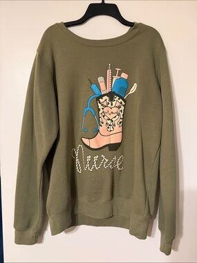 Nurse Graphic Sweatshirt